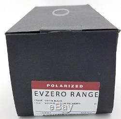 NEW Oakley EVZero Range sunglasses Black Sapphire Polarized 9327-07 blue EV Zero