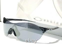 NEW Oakley EV ZERO Black polished frame less Black Iridium Sunglasses 9410-01