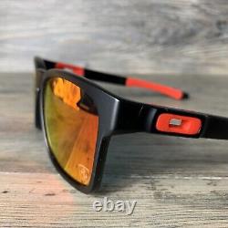 NEW Oakley FERRARI Catalyst Matte Black Ruby Iridium Lenses Sunglasses OO9272-07