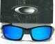 New Oakley Fives Squared Black W Polarized Galaxy Blue Lens Sunglass 9238