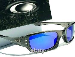 NEW Oakley FIVES Squared Grey Smoke POLARIZED Galaxy Blue Mirror Sunglass 9238