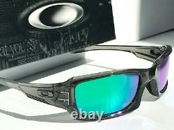 NEW Oakley FIVES Squared Grey Smoke POLARIZED Galaxy JADE Mirror Sunglass 9238