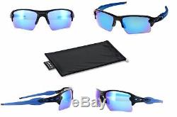 NEW Oakley FLAK 2.0 XL Sunglasses Polished Black Sapphire Iridium FREE SHIPPING