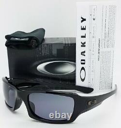 NEW Oakley Fives Squared sunglasses Polished Black Grey 9238-04 AUTHENTIC 9238