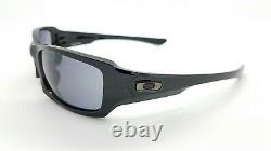 NEW Oakley Fives Squared sunglasses Polished Black Grey 9238-04 AUTHENTIC 9238
