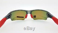 NEW Oakley Flak 2.0 sunglasses Grey Smoke Prizm Ruby 9271-30 AUTHENTIC Jacket AF