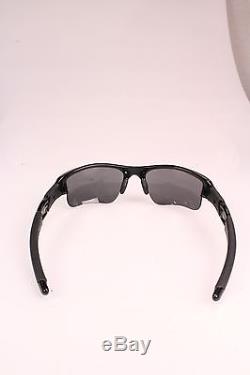 NEW Oakley Flak Jacket XLJ Polarized Men's Sunglasses Jet Black/Black Iridium