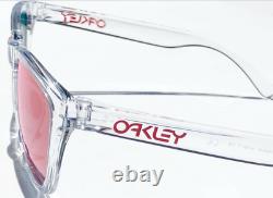NEW Oakley Frogskins Clear Crystal w TORCH Iridium Sunglass 9013