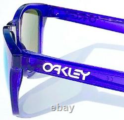 NEW Oakley Frogskins Crystal Purple POLARIZED Violet Purple Sunglass 9013-H8
