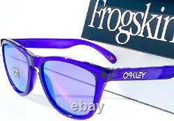 NEW Oakley Frogskins Crystal Purple POLARIZED Violet Purple Sunglass 9013-H8