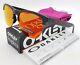 New Oakley Frogskins Lite Sunglasses Black Prizm Ruby 9374-04 Genuine 9374-0463