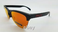 NEW Oakley Frogskins Lite sunglasses Black Prizm Ruby 9374-04 GENUINE 9374-0463