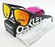 New Oakley Frogskins Sunglasses Black Ink Prizm Ruby 9013-c9 Authentic 9013-c955