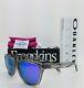 New Oakley Frogskins Sunglasses Grey Violet Iridium Polarized 9013-l1 Authentic