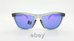 NEW Oakley Frogskins sunglasses Grey Violet Iridium Polarized 9013-l1 AUTHENTIC