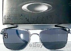 NEW Oakley GAUGE 8 M Matte LEAD w Black Iridium lens Sunglass oo4124-07
