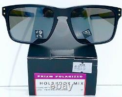 NEW Oakley HOLBROOK MIX Black GOLD w POLARIZED Black PRIZM Sunglass 9384