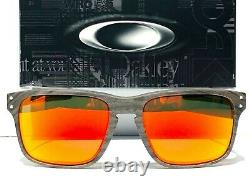 NEW Oakley HOLBROOK MIX Woodgrain POLARIZED Galaxy RUBY Sunglass 9384-04