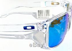 NEW Oakley HOLBROOK XL CLEAR POLARIZED PRIZM SAPPHIRE Blue Sunglass 9417-07