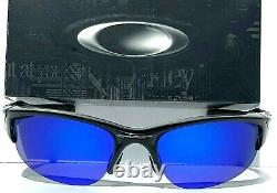 NEW Oakley Half Jacket 2.0 Black w POLARIZED Galaxy Blue Sunglass 9154