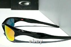 NEW Oakley Half Jacket 2.0 Black w POLARIZED Galaxy Ruby Lens Sunglass 9154