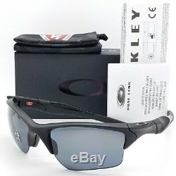 NEW Oakley Half Jacket XL sunglasses Si Matte Black Polarized AUTHENTIC 9154-13