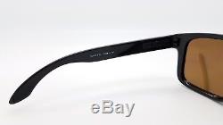 NEW Oakley Holbrook sunglasses Polished Black 24K Iridium 9102-E355 gold GENUINE