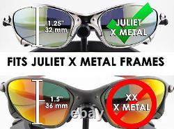 NEW Oakley Juliet X Metal RUBY IRIDIUM Authentic OEM Replacement Lenses Red