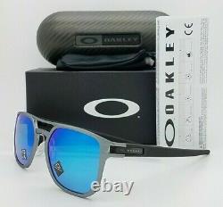 NEW Oakley Latch Alpha sunglasses Gunmetal Prizm Sapphire Polarized oo4128-0453