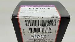 NEW Oakley Latch Alpha sunglasses Matte Silver Prizm Black Polarized oo4128-0153