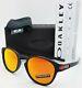 New Oakley Latch Sunglasses Matte Black Prizm Ruby 9265-29 Authentic Red Oo9265