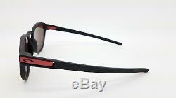NEW Oakley Latch Sunglasses Matte Black Prizm Ruby 9265-29 AUTHENTIC red OO9265