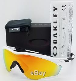NEW Oakley M2 Frame XL sunglasses White Fire Iridium 9343-05 M Frame 2 AUTHENTIC