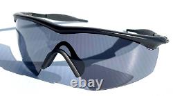 NEW Oakley M FRAME STRIKE Black Semi-Rimless Frame Gray Lens Sunglass oo9060