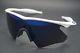 New Oakley M Frame Heater Sunglasses Polished White Frame / Ice Iridium Lens Usa