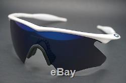 NEW Oakley M Frame Heater Sunglasses Polished White Frame / Ice Iridium Lens USA