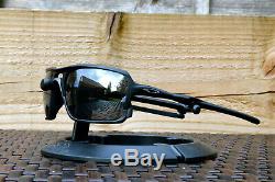 NEW Oakley OO 9266-01 Triggerman Matte Black with Black Iridium Lens Mens Sunglass
