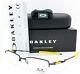 New Oakley Ox3129 Rx Eyeglass Frame Matte Black Yellow Ox3129-0851 51mm Half Rim