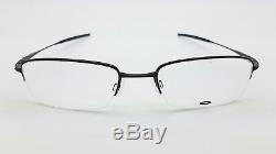 NEW Oakley OX3133 RX Eyeglass Frame Black OX3133-0253 53mm Rimless Half Rim grey