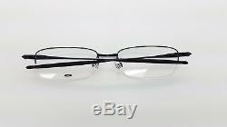 NEW Oakley OX3133 RX Eyeglass Frame Black OX3133-0253 53mm Rimless Half Rim grey
