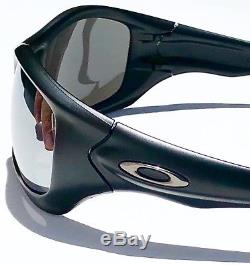 NEW Oakley PIT BULL in Matte Black w POLARIZED Mirrored lens Sunglass 9161