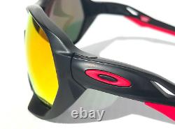 NEW Oakley PLAZMA Black Ink DUCATI Red w PRIZM Ruby Lens Sunglass 9019-11