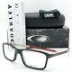 New Oakley Pitchman Rx Prescription Frame Black Red Ox8050-0555 Authentic Pitch