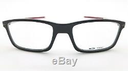 NEW Oakley Pitchman RX Prescription Frame Black Red OX8050-0555 AUTHENTIC Pitch