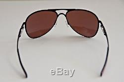 NEW Oakley Plaintiff POLARIZED Sunglasses Matte Black with00 Black Iridium 405707
