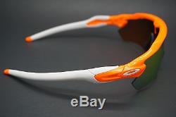 NEW Oakley Radar EV Path Sunglasses Neon Orange / Fire Iridium Polarized Lens