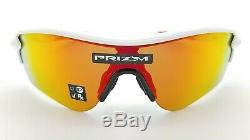 NEW Oakley Radarlock Path sunglasses White Prizm Ruby 9206-46 AUTHENTIC Asian FT