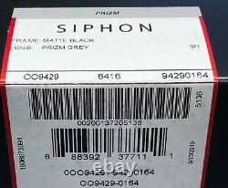 NEW Oakley SIPHON BLACK Matte Black w PRIZM Grey Sunglass 9429-01