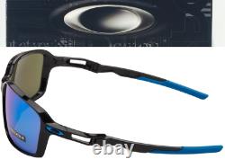 NEW Oakley SIPHON Black polished w PRIZM Sapphire Blue lens Sunglass 9429-02