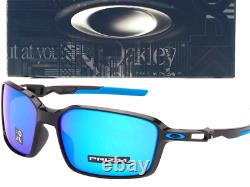 NEW Oakley SIPHON Black polished w PRIZM Sapphire Blue lens Sunglass 9429-02